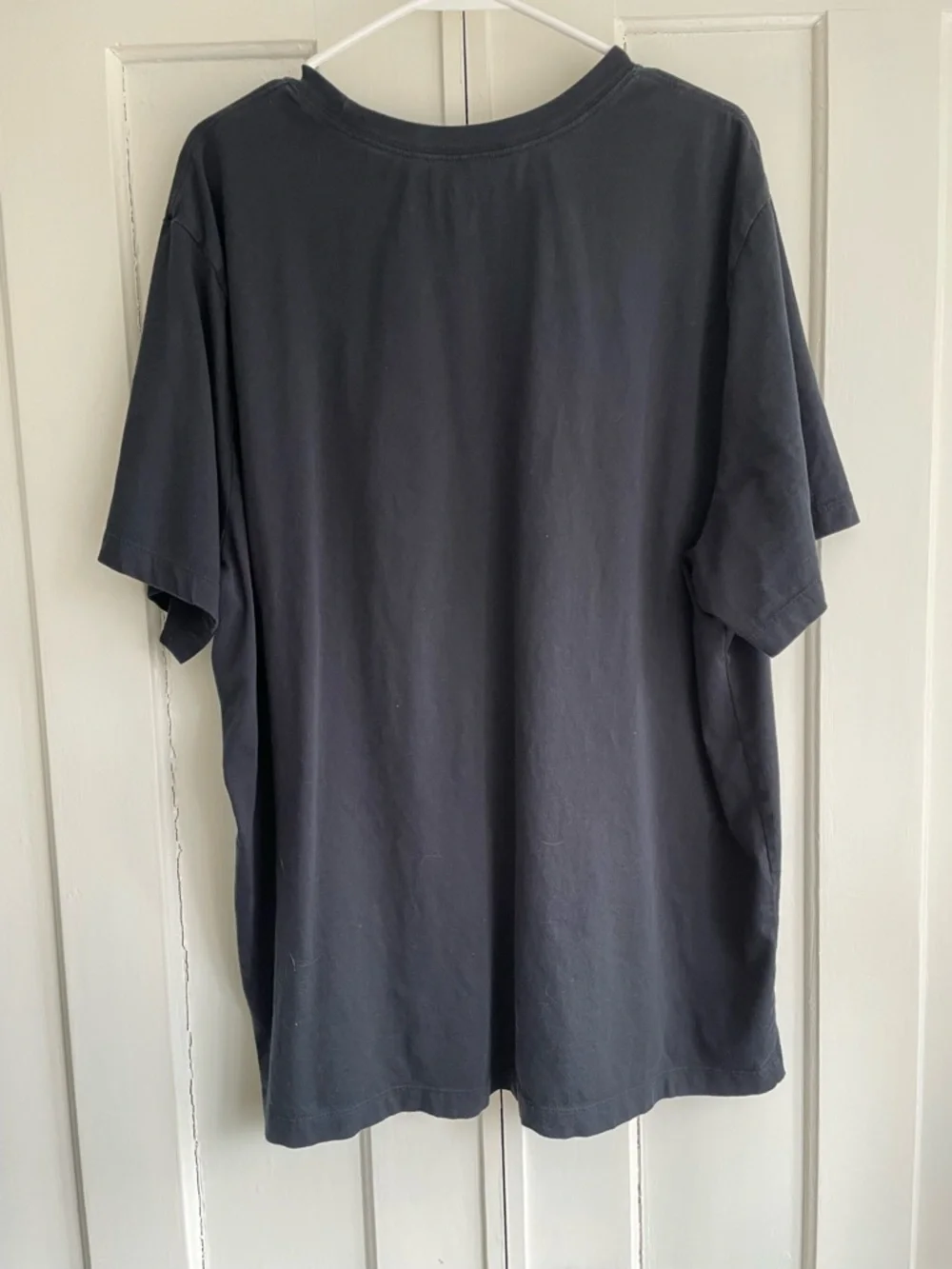 Nike Air Jordan Futura Wings T-shirt Rubberized Black Logo Mens 3XL Black Tee